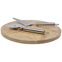 Set per pizza in bambù...