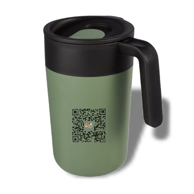 Tazza da 400 ml a doppia parete in materiale riciclato Nordia