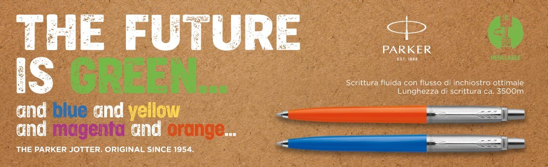 Parker Jotter: the future is Green su Carrellopromozionale.it