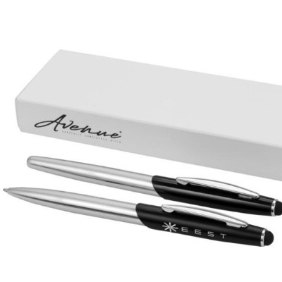Set penna a sfera e penna roller con stylus Geneva