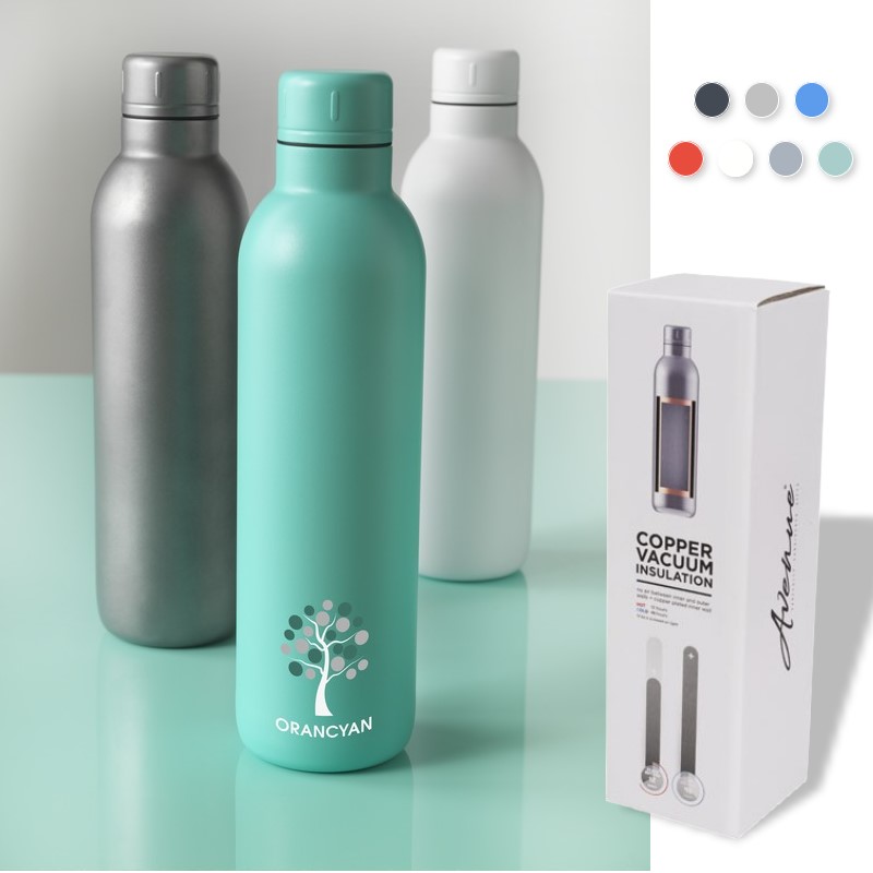 Borraccia sportiva termica Thor con isolamento sottovuoto in rame da 510 ml