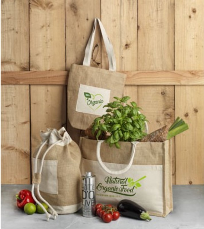 Shopper in juta Mumbay da 18 litri su Carrellopromozionale.it