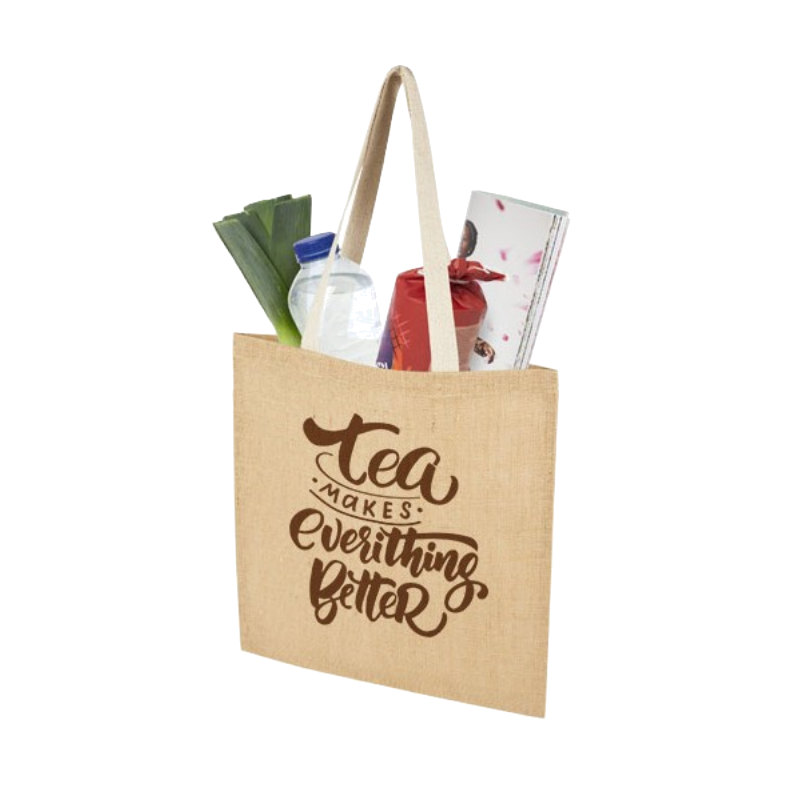 Tote bag in juta da 300 g/m2 Juta da 7 litri: trova la tua shopper su Carrellopromozionale.it