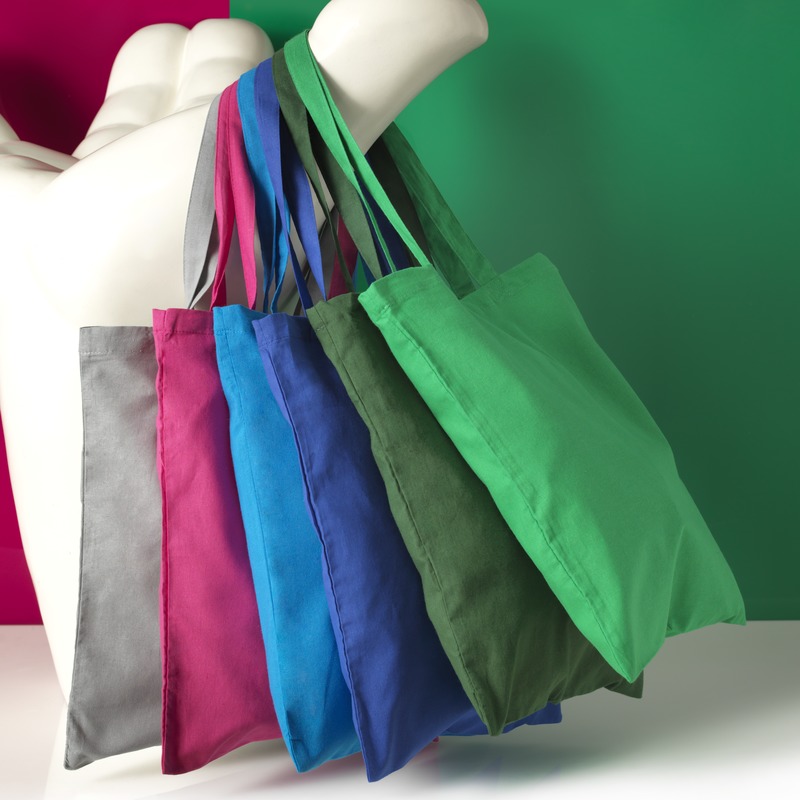 Shopper in cotone 100 g/m² Carolina - 7L su Carrellopromozionale.it