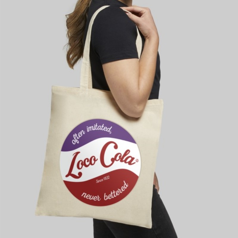 Shopper in cotone 140 g/m² Madras - 7L