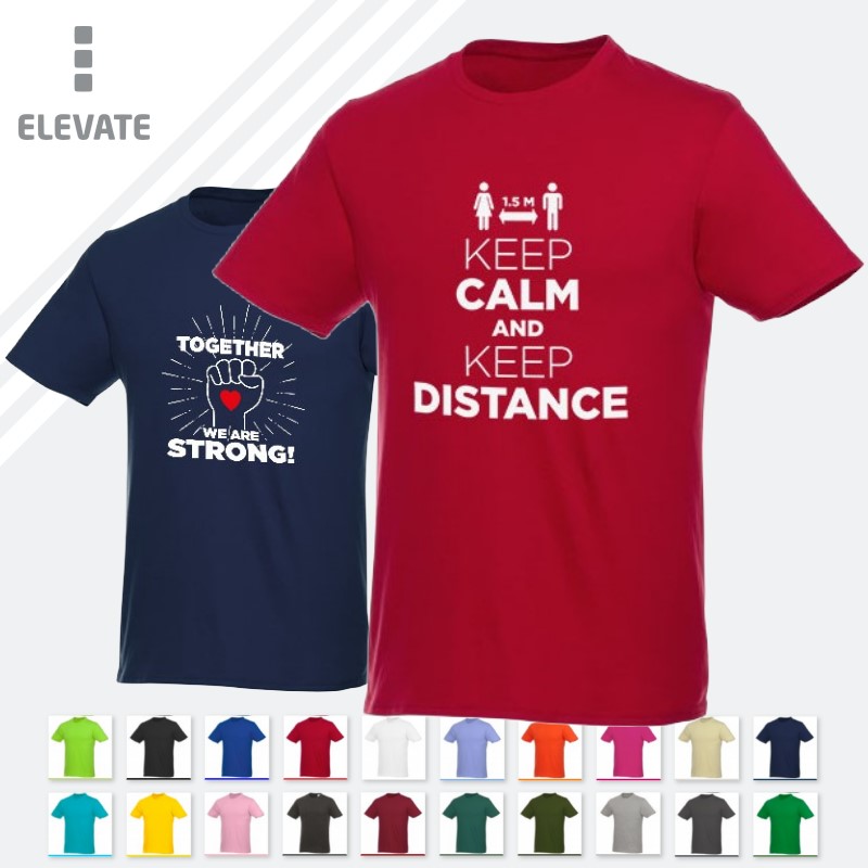 T-shirt Heros a manica corta da uomo Elevate Essentials su Carrellopromozionale.it
